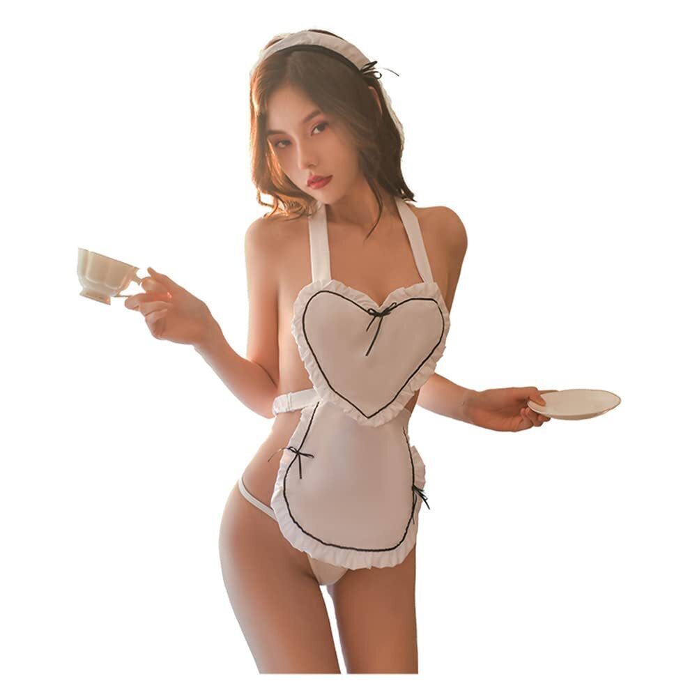 4801 Sexy Cosplay Lingerie Japanese Anime Maid Outfit Halloween Lace